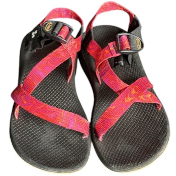 Chaco Z Cloud 2 Sandals - Limited WOODSTOCK Edition - Ascend Pink (Swirl) - 9 - Picture 2 of 11